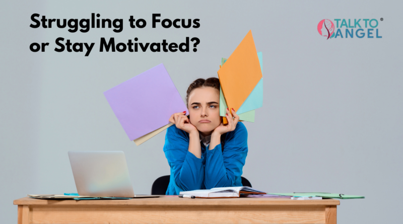 Online counselling for focus & motivation
