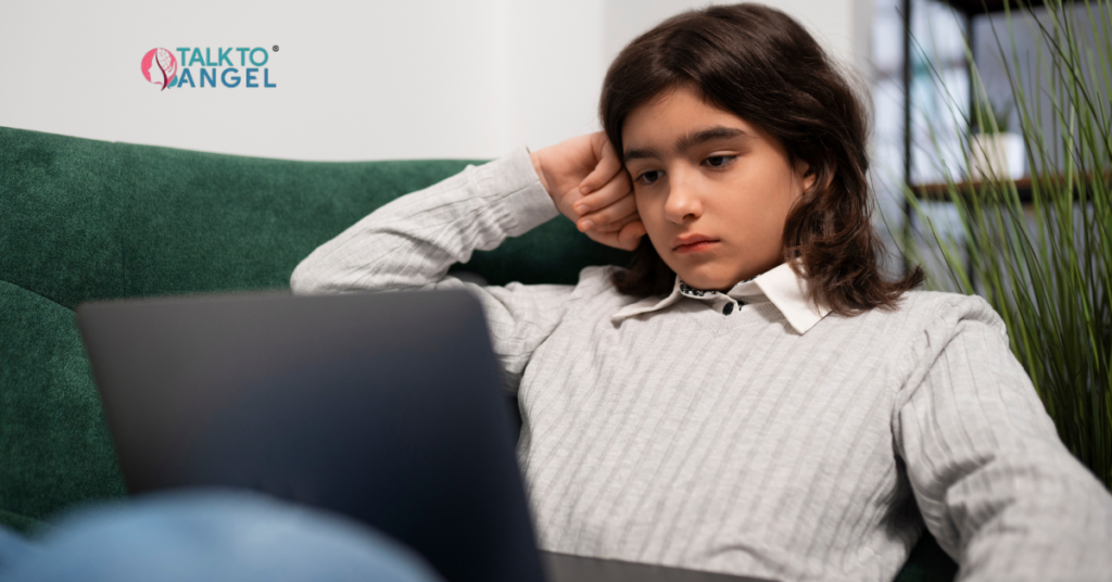Online counselling session for complex PTSD emotional healing