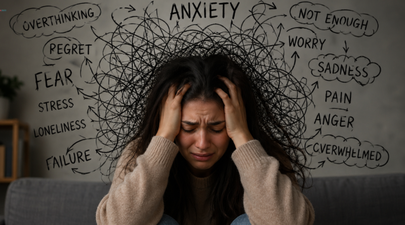 Person practicing MBCT for emotional control