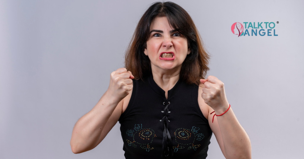 Anger management online therapy session for emotional control