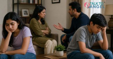 Stressed family sitting apart, showing need for family systemic therapy
