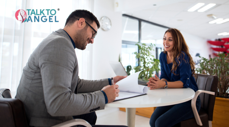 Person planning career growth with career counselling session