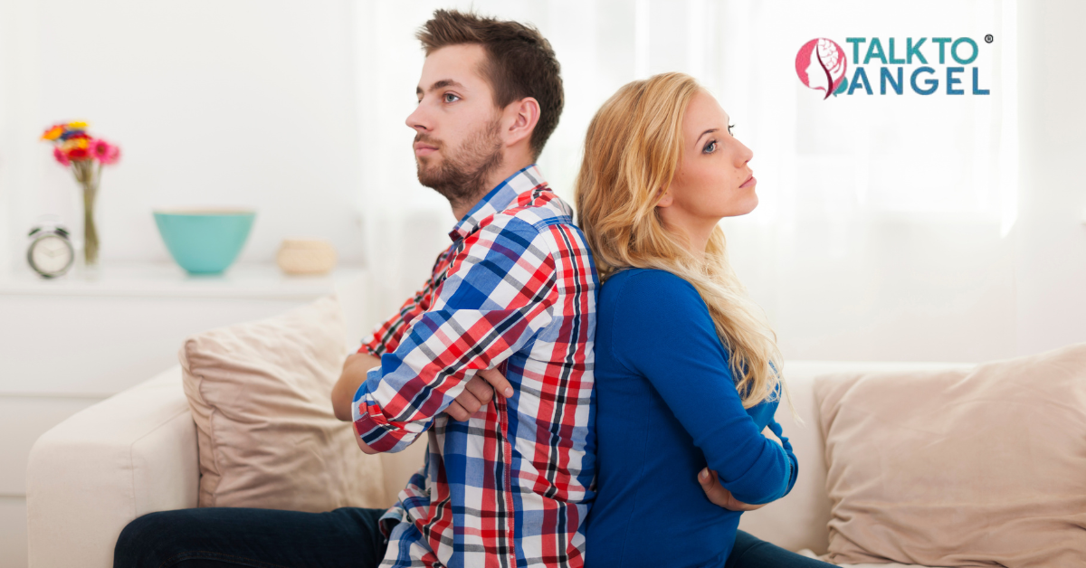 Couple arguing due to ego clashes in a relationship