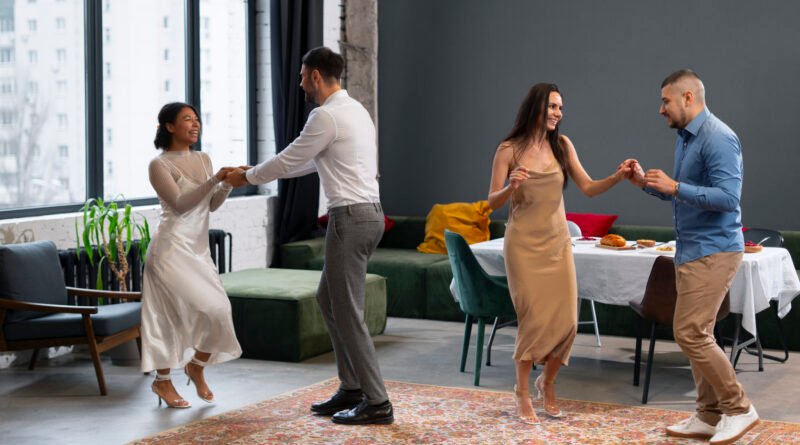 Group dance therapy session building connection & reducing loneliness