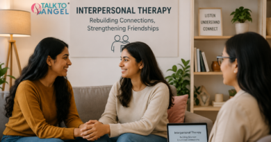 Friends rebuilding emotional connection through Interpersonal Therapy counselling session