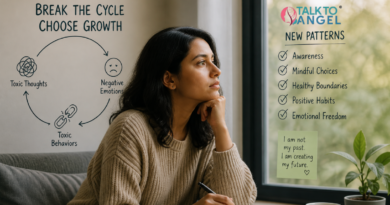 Person sitting thoughtfully, reflecting on breaking toxic behaviour patterns & emotional cycles