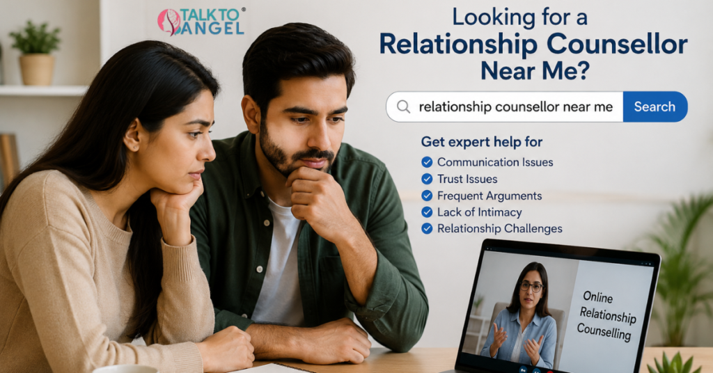 Connect with a relationship counsellor near me through online counselling for relationship support and guidance.