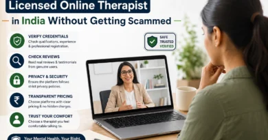 Licensed online therapist in India providing safe and trusted virtual mental health support