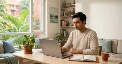 Person researching the best mental health counselling services in Delhi for professional emotional support