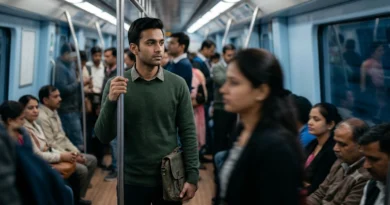 Person feeling lonely in a crowd, highlighting social disconnection and the role of therapy in emotional healing.
