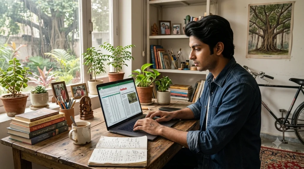 Person choosing an online therapy in India while exploring trusted psychologists and mental health support.