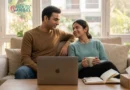 Couple discussing trust and healing after infidelity during an online therapy session.