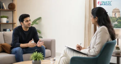 Anxiety treatment in Delhi with a therapist supporting a client