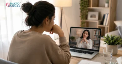 Person consulting an OCD therapist online for professional mental health support