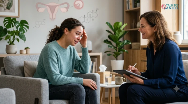 PCOS mood swings and emotional changes supported through psychiatric treatment