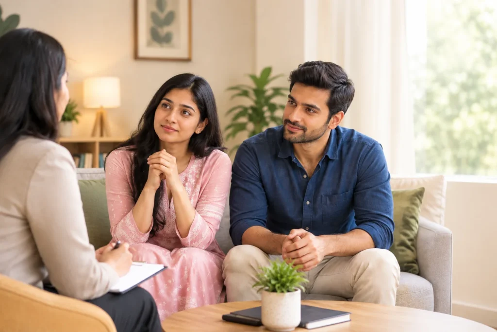 Arranged marriage anxiety and how premarital counselling can help couples build confidence