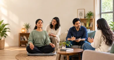 MBCT vs CBT for depression and anxiety, showing two therapy approaches for managing thoughts, emotions, and stress.