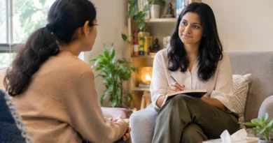 MBCT session helping a person manage anxiety through mindfulness and cognitive behavioural techniques.